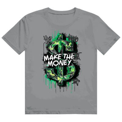 Division420 Heavy Cotton T-Shirt Make the Money aus 100% Baumwolle mit modernem Tubular Fit und nachhaltiger Produktion