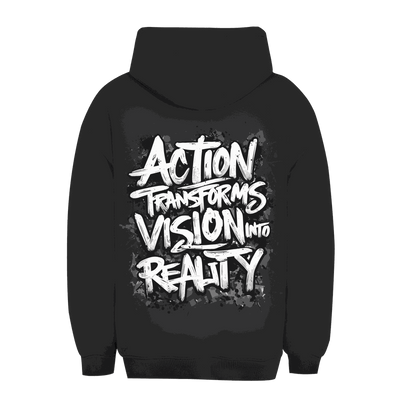 Division420 unisex Oversize Hoodie in Grau mit Kapuze und Kängurutasche