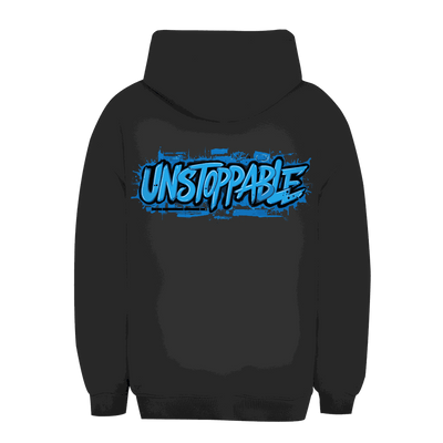Unisex Oversize Hoodie Unstoppable von Division420 im urbanen Stil mit Kapuze und Kängurutasche
