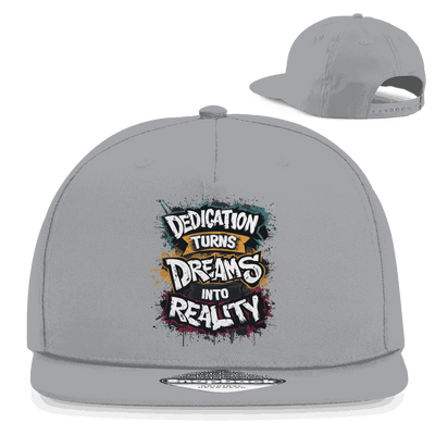 Division420 Snapback Rapper Cap aus Baumwoll-Twill mit flachem Schirm und Retro-Snapbackverschluss