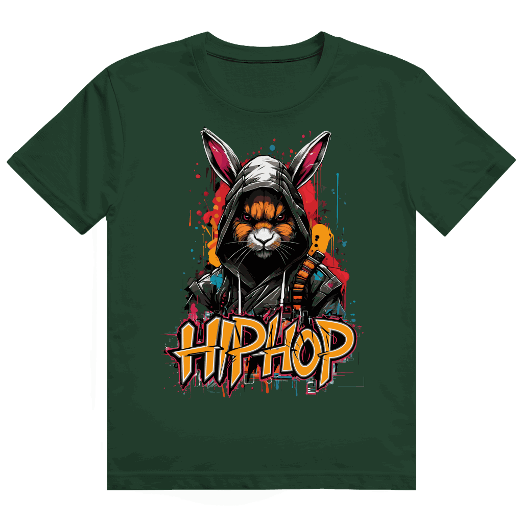 Heavy Cotton T-Shirt - OG Hip Hop Rabbit | Division420®