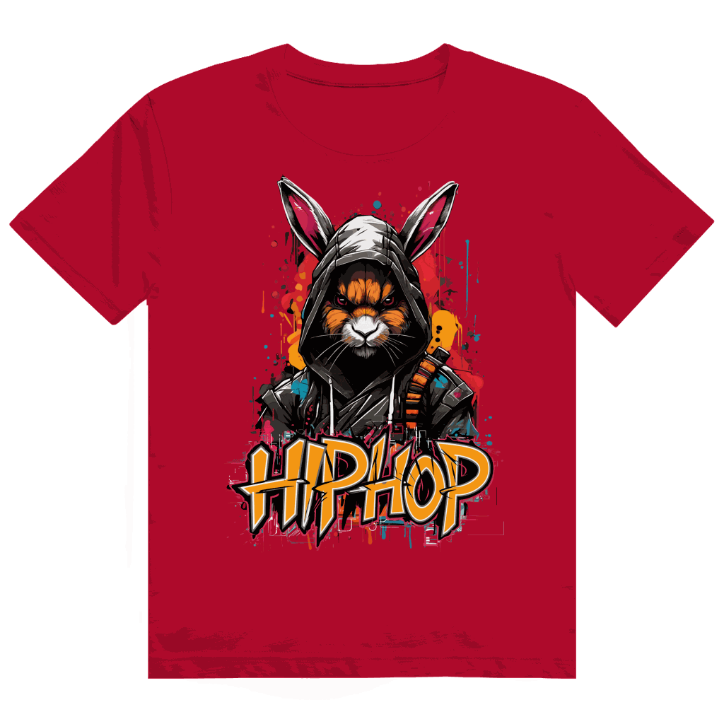Heavy Cotton T-Shirt - OG Hip Hop Rabbit | Division420®