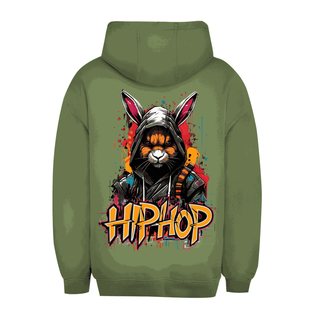 Unisex Oversize Hoodie - OG Hip Hop Rabbit | Division420®
