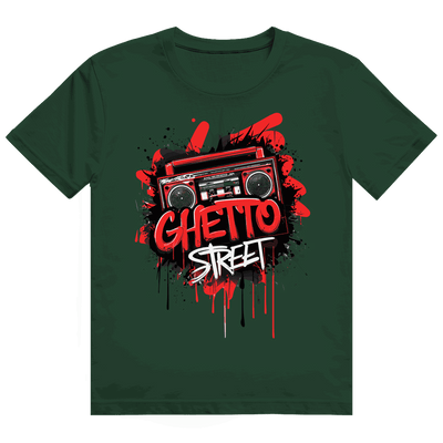 Heavy Cotton T-Shirt - Ghetto Street | Division420®