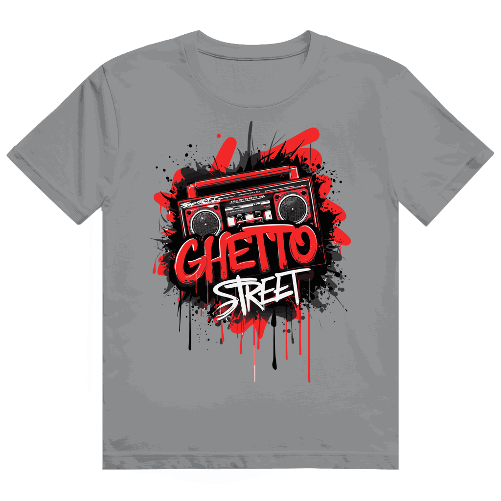 Heavy Cotton T-Shirt - Ghetto Street | Division420®