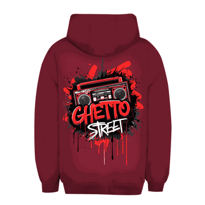 Unisex Oversize Hoodie von Division420 in urbanem Ghetto Street Style mit Kapuze und Kängurutasche