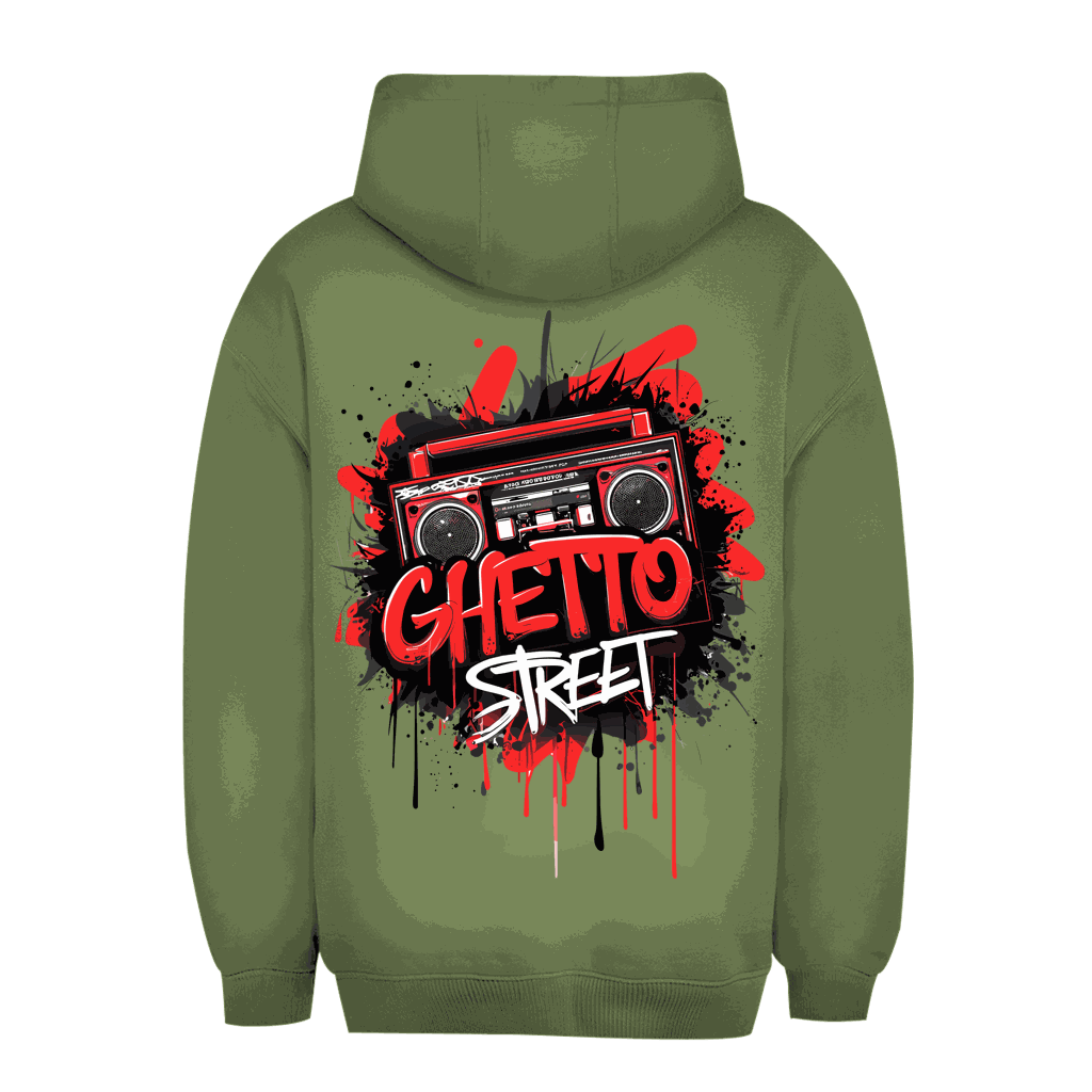 Unisex Oversize Hoodie - Ghetto Street | Division420®