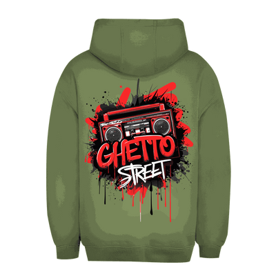 Unisex Oversize Hoodie - Ghetto Street | Division420®