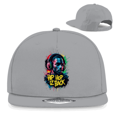Division420 Snapback Cap aus Baumwolle mit flachem Schirm und Retro-Snapback-Verschluss für Hip Hop Style