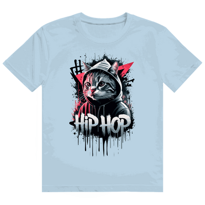 Heavy Cotton T-Shirt - Hip Hop Cat | Division420®
