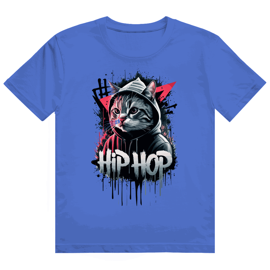 Heavy Cotton T-Shirt - Hip Hop Cat | Division420®