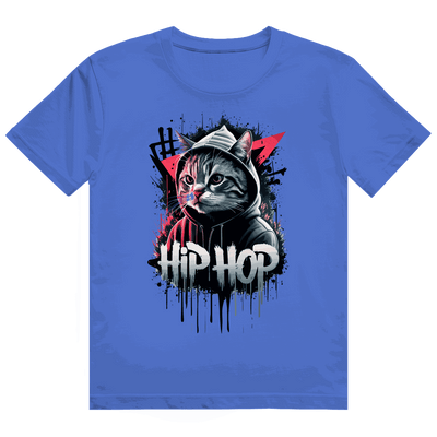 Heavy Cotton T-Shirt - Hip Hop Cat | Division420®
