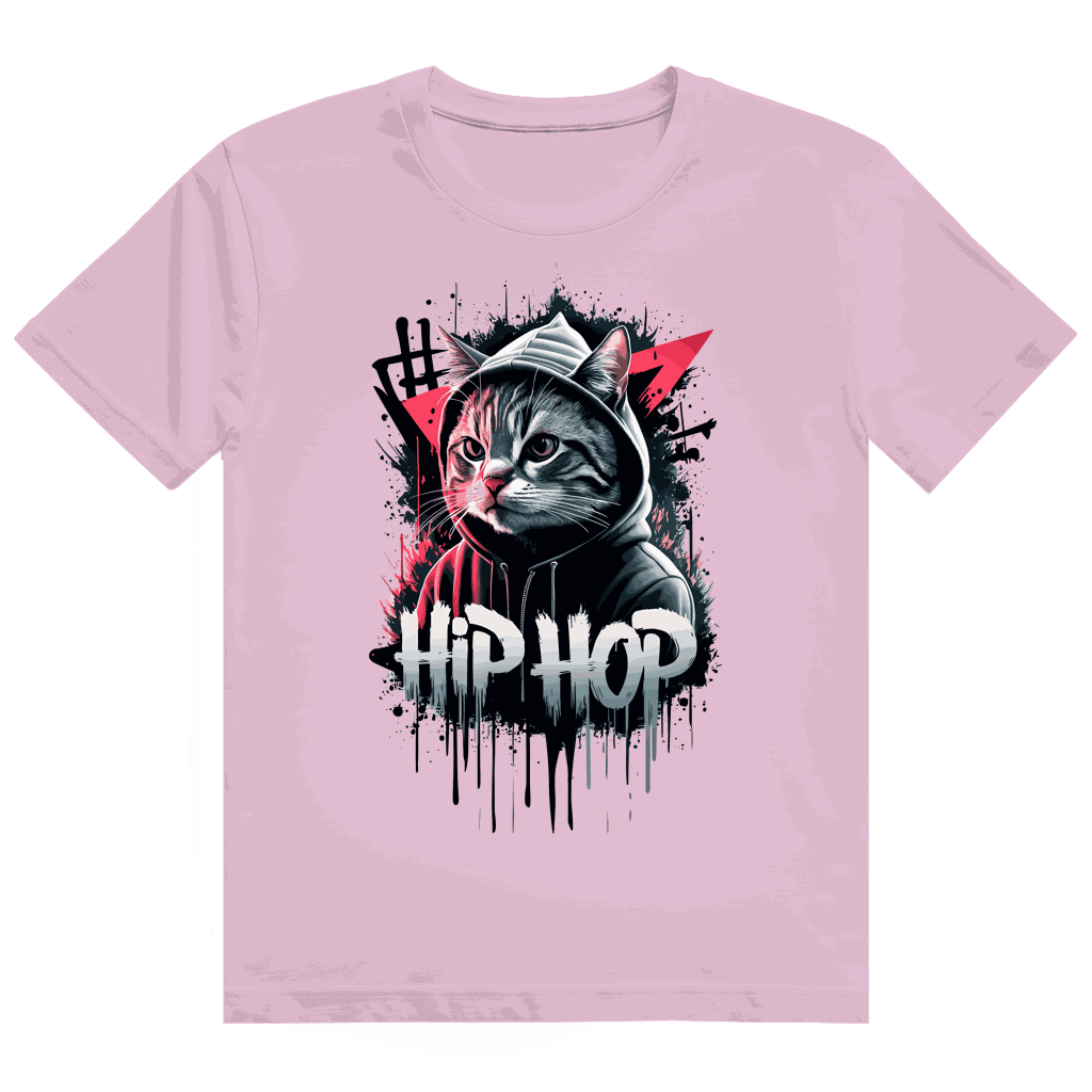 Heavy Cotton T-Shirt - Hip Hop Cat | Division420®