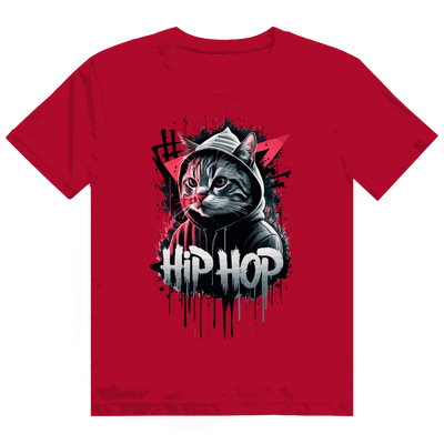 Heavy Cotton T-Shirt - Hip Hop Cat | Division420®