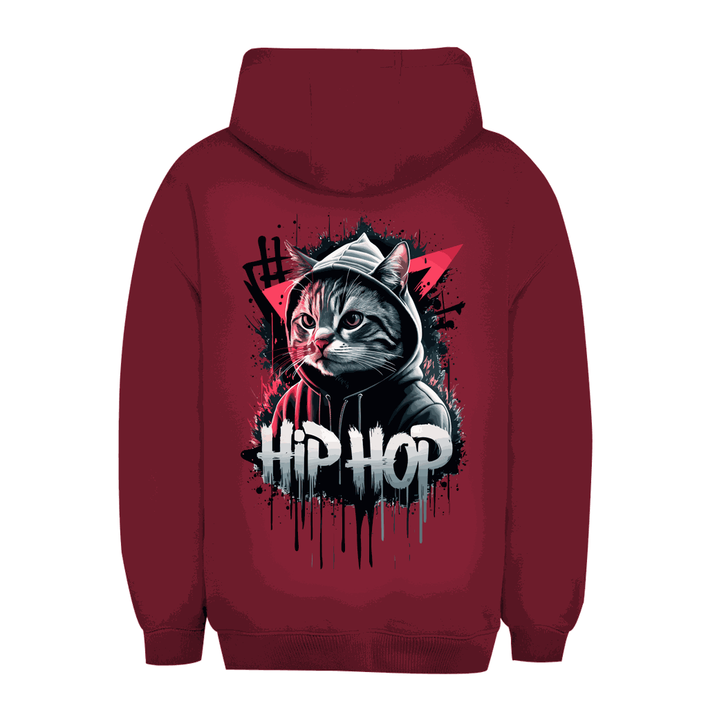 Unisex Oversize Hoodie - Hip Hop Cat | Division420®