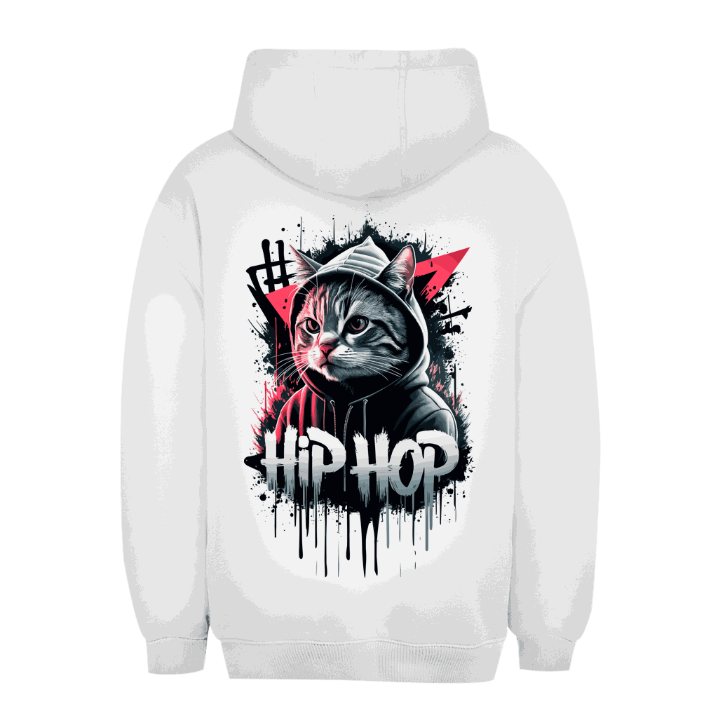 Unisex Oversize Hoodie - Hip Hop Cat | Division420®