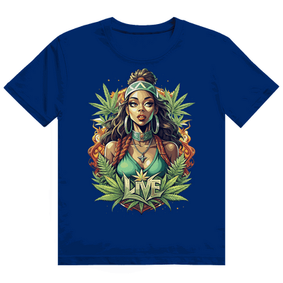 Heavy Cotton T-Shirt - Live Weed Art | Division420®