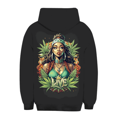Unisex Oversize Hoodie - Live Weed Art | Division420®
