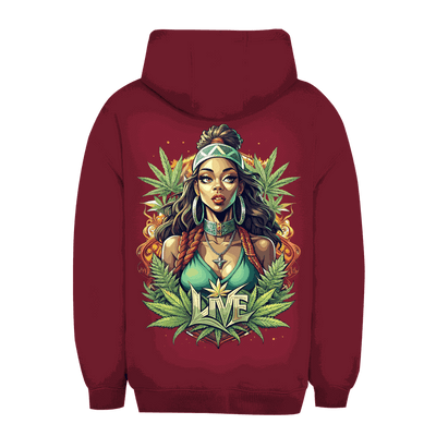 Unisex Oversize Hoodie - Live Weed Art | Division420®