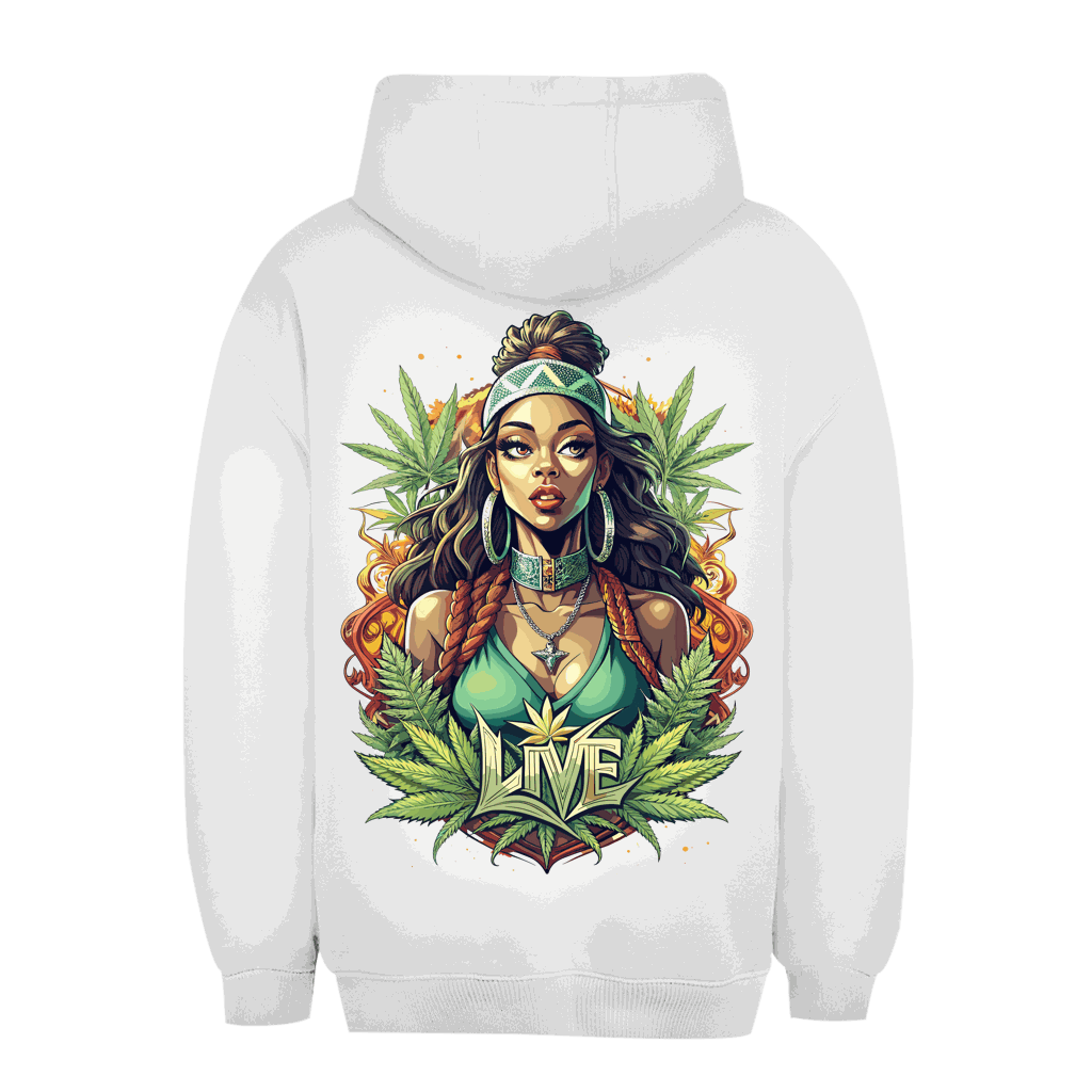 Unisex Oversize Hoodie - Live Weed Art | Division420®
