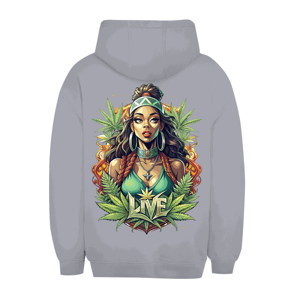 Unisex Oversize Hoodie - Live Weed Art | Division420®