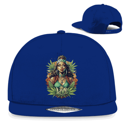 Snapback Rapper Cap - Live Weed Art | Division420®