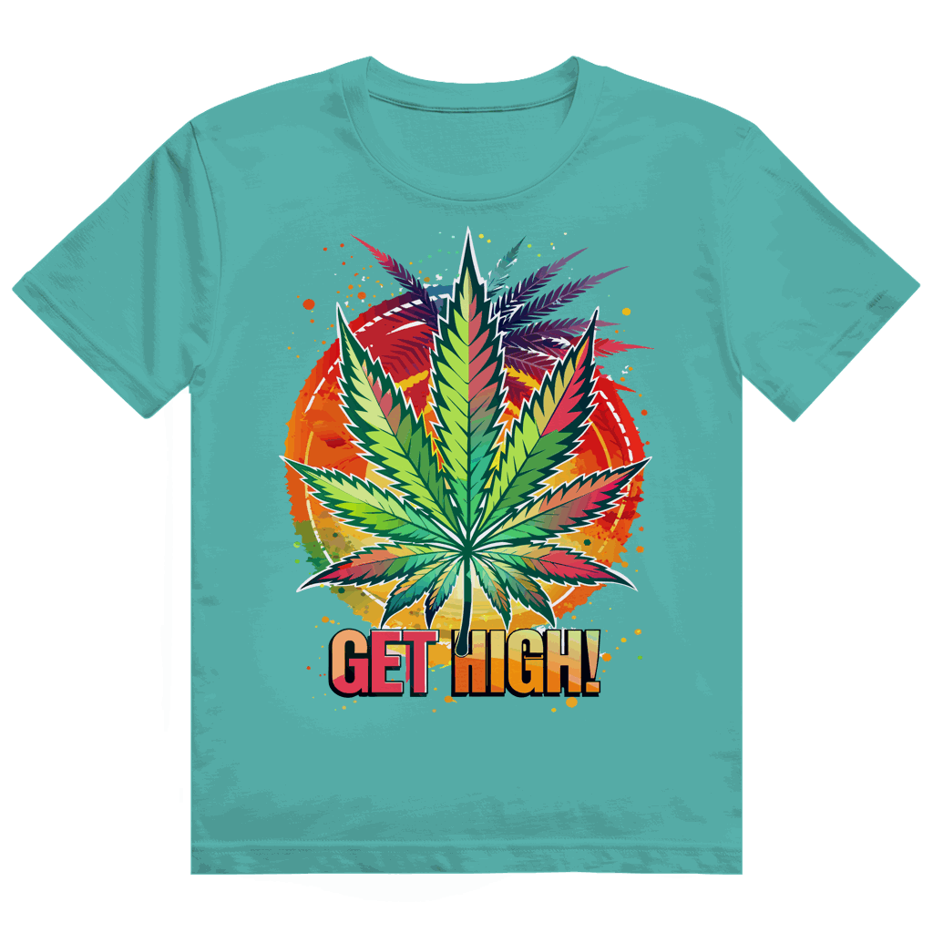 Heavy Cotton T-Shirt - Get High! | Division420®