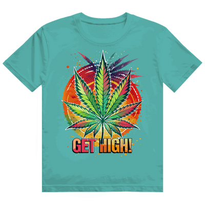 Heavy Cotton T-Shirt - Get High! | Division420®