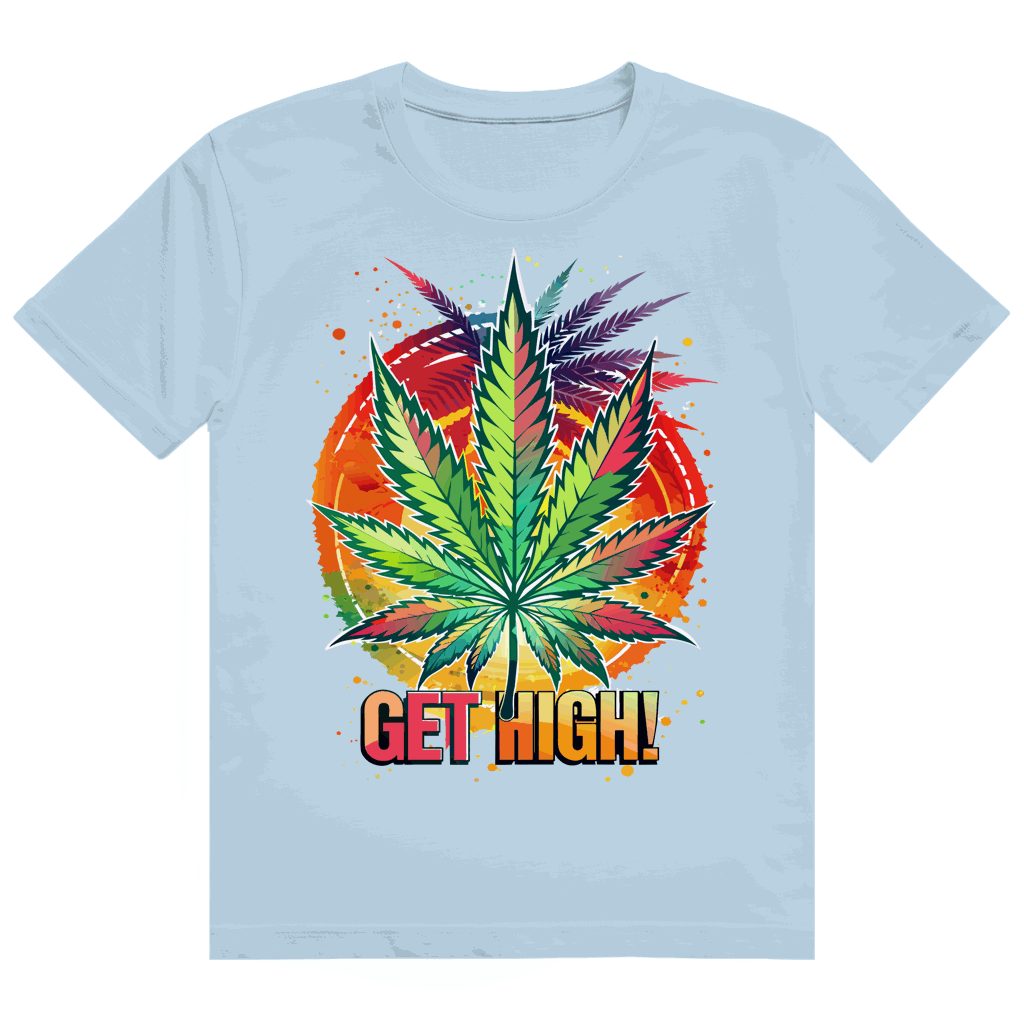 Heavy Cotton T-Shirt - Get High! | Division420®