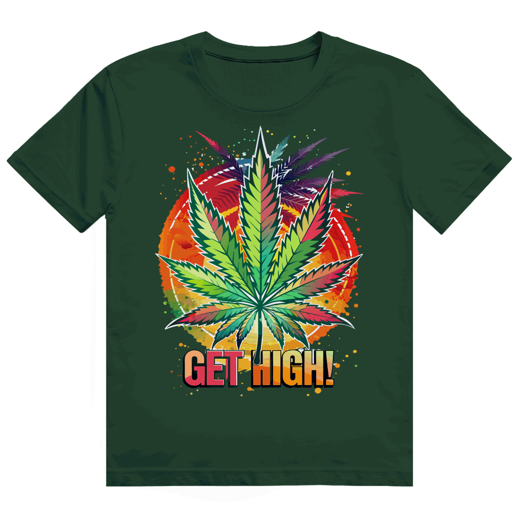 Heavy Cotton T-Shirt - Get High! | Division420®