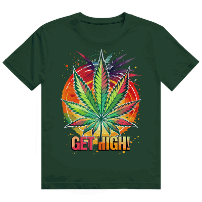 Heavy Cotton T-Shirt - Get High! | Division420®