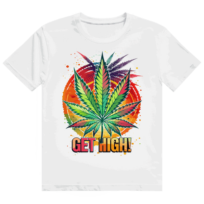 Heavy Cotton T-Shirt - Get High! | Division420®