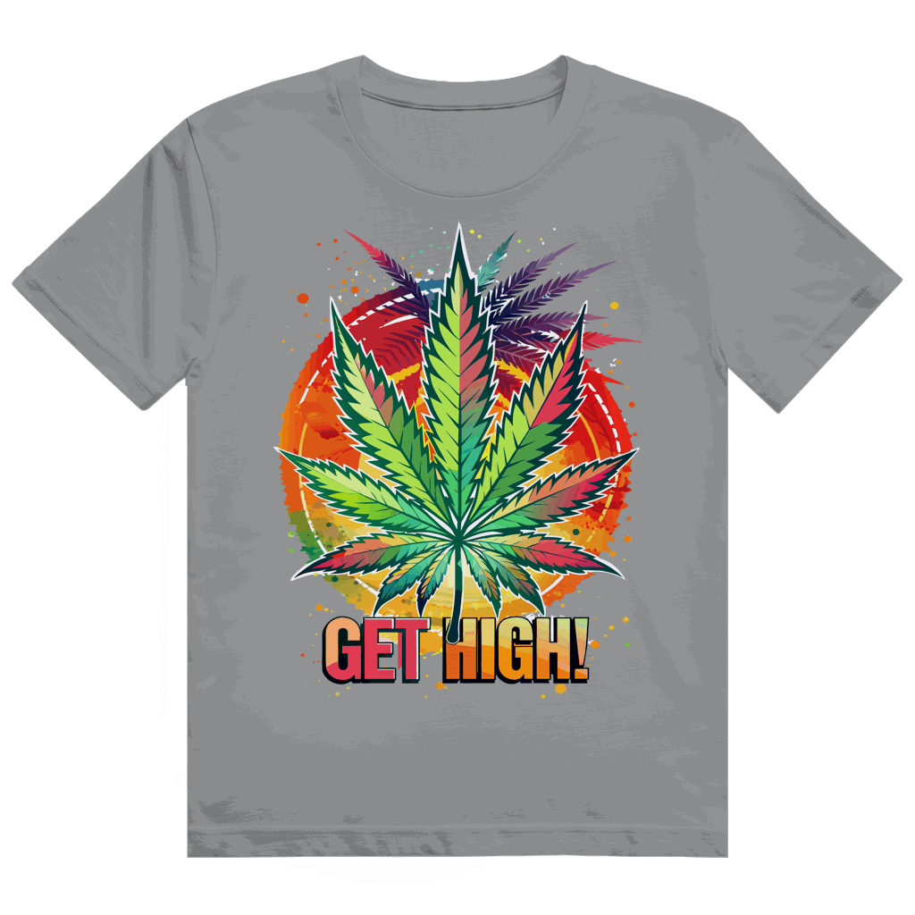 Heavy Cotton T-Shirt - Get High! | Division420®