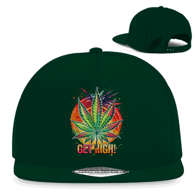 Snapback Rapper Cap - Get High! | Division420®