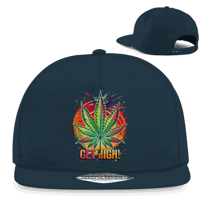 Snapback Rapper Cap - Get High! | Division420®