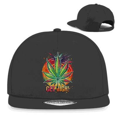 Snapback Rapper Cap - Get High! | Division420®