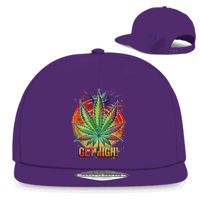 Snapback Rapper Cap - Get High! | Division420®