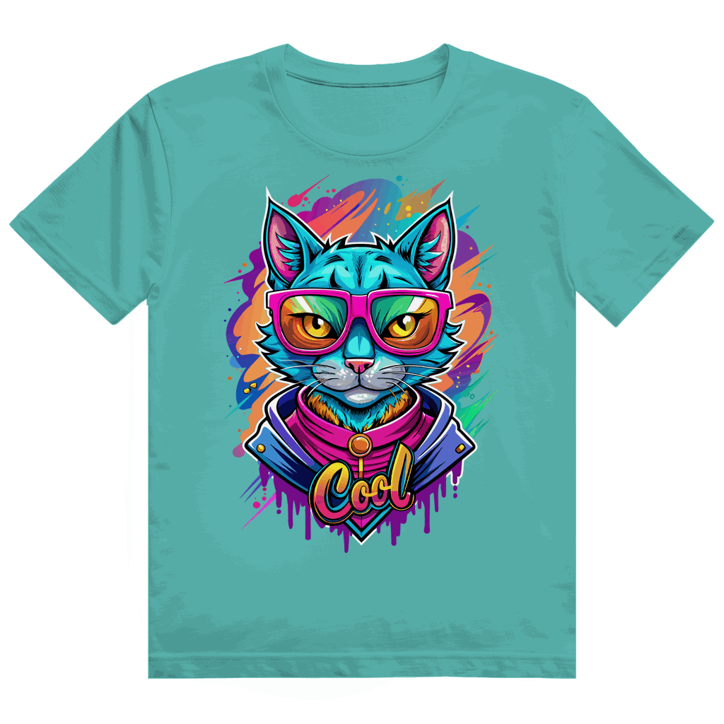 Heavy Cotton T-Shirt - Cat Cool | Division420®