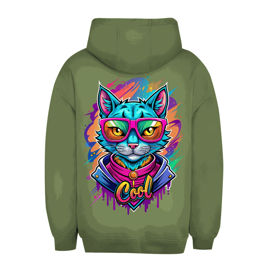 Unisex Oversize Hoodie - Cat Cool | Division420®