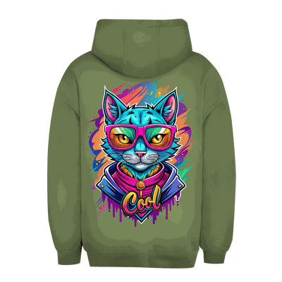 Unisex Oversize Hoodie - Cat Cool | Division420®