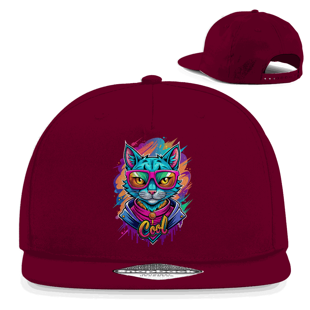 Snapback Rapper Cap - Cat Cool | Division420®