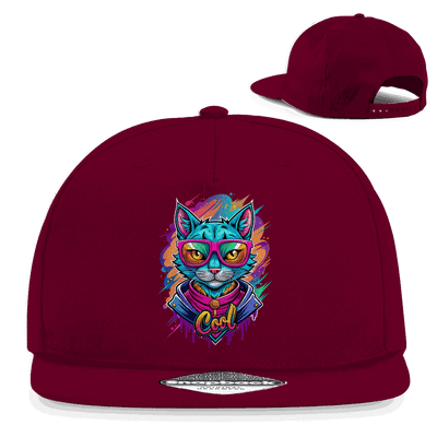Snapback Rapper Cap - Cat Cool | Division420®