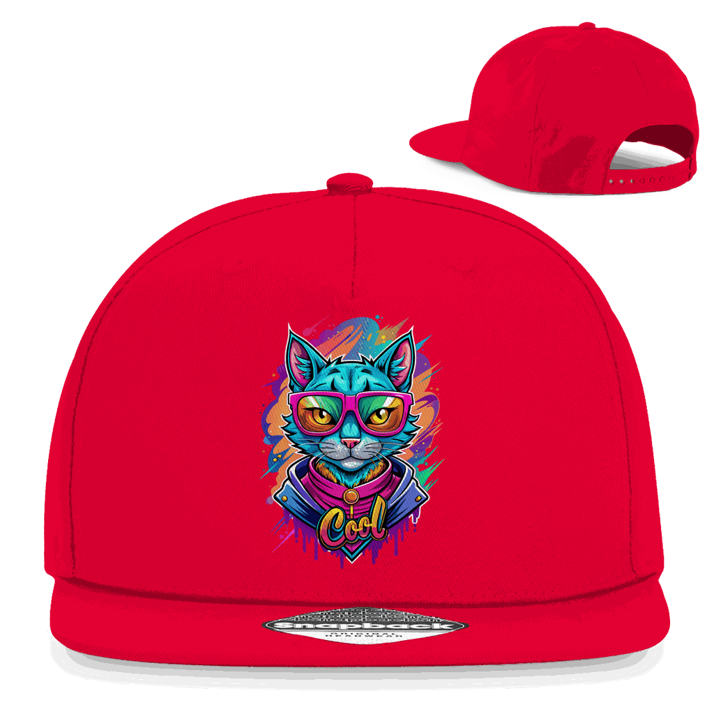 Snapback Rapper Cap - Cat Cool | Division420®