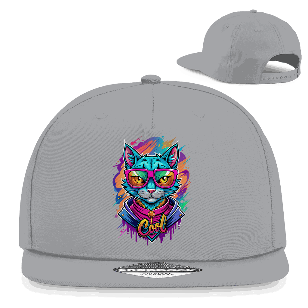 Snapback Rapper Cap - Cat Cool | Division420®