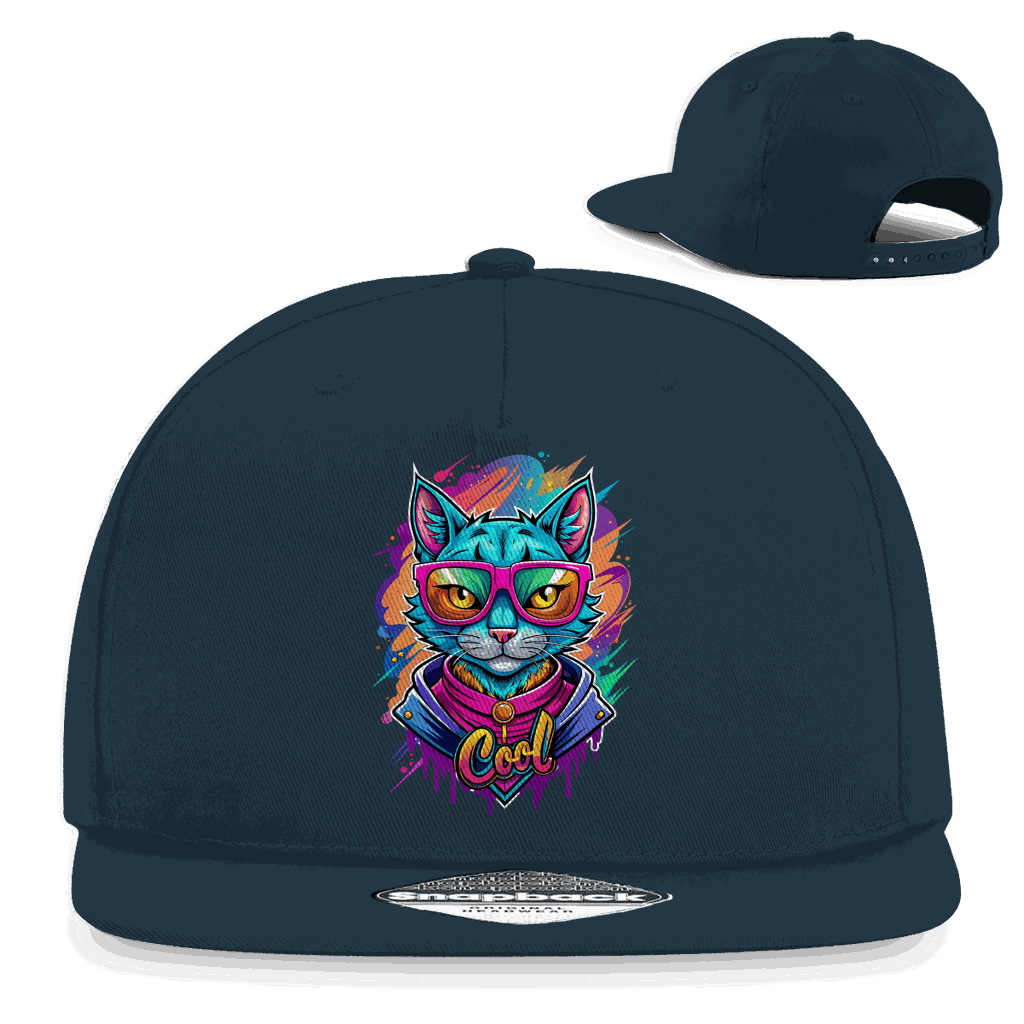 Snapback Rapper Cap - Cat Cool | Division420®