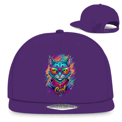 Snapback Rapper Cap - Cat Cool | Division420®