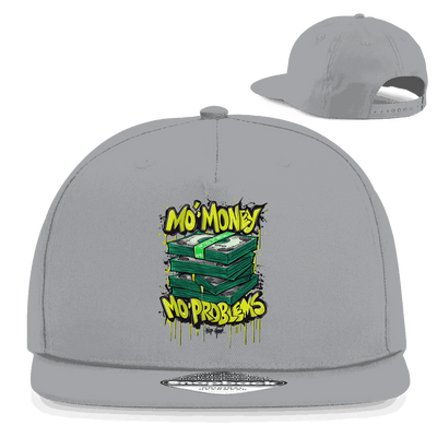 Division420 Snapback Cap No Money No Problems aus Baumwoll-Twill mit flachem Schirm und Retro-Verschluss