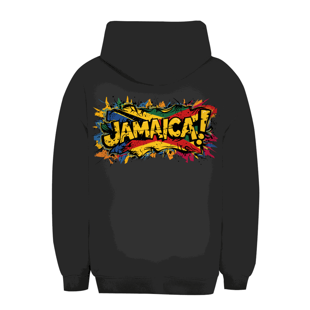 Unisex Oversize Hoodie Jamaica Division420 urbaner Style entspannter Komfort nachhaltig Baumwollmischung