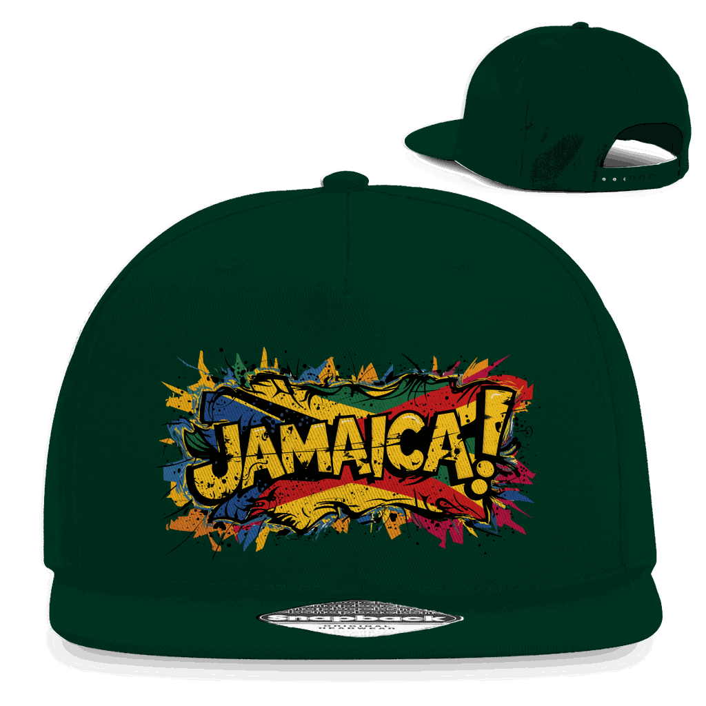 Snapback Rapper Cap - Jamaica | Division420®