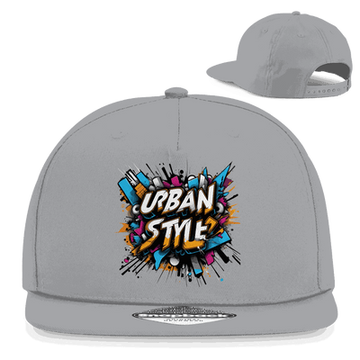 Division420 Snapback Cap urbaner Style mit flachem Schirm und Baumwoll-Twill